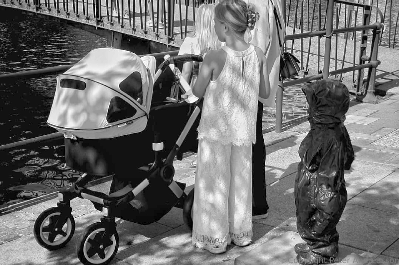 Street photography in Bor&aring;s, Sweden.